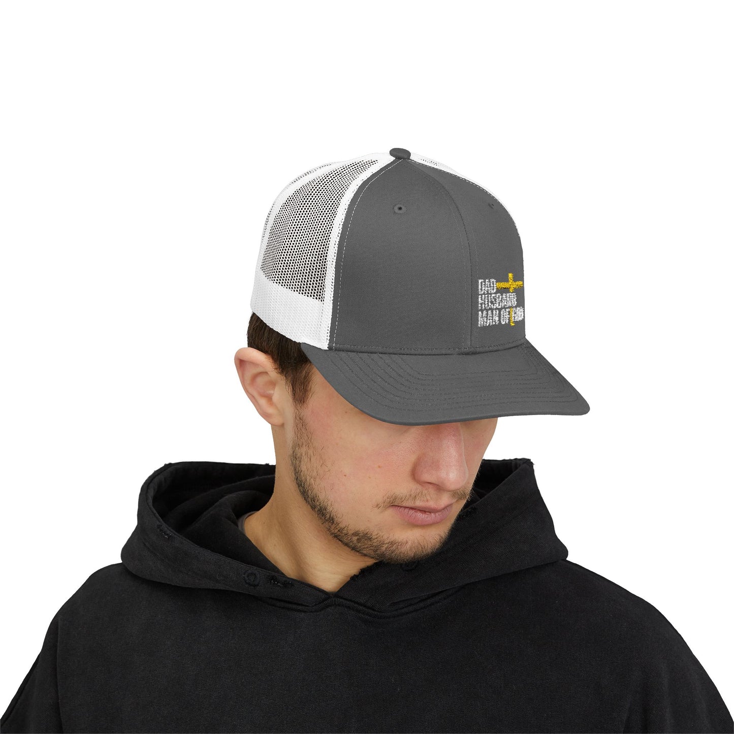 Rhinestone Cross Trucker Cap