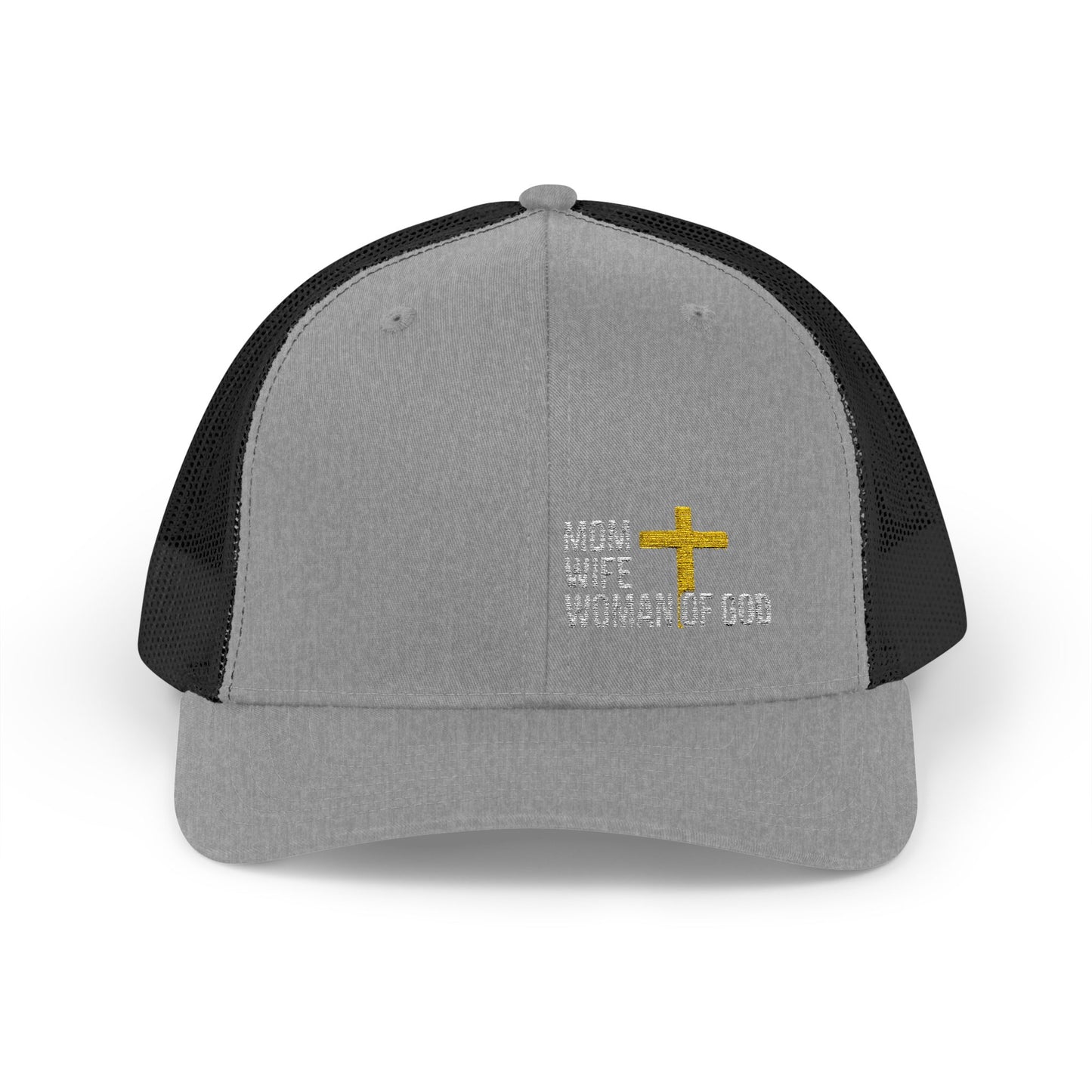 Mom, Wife, Woman of God Snapback Trucker Hats