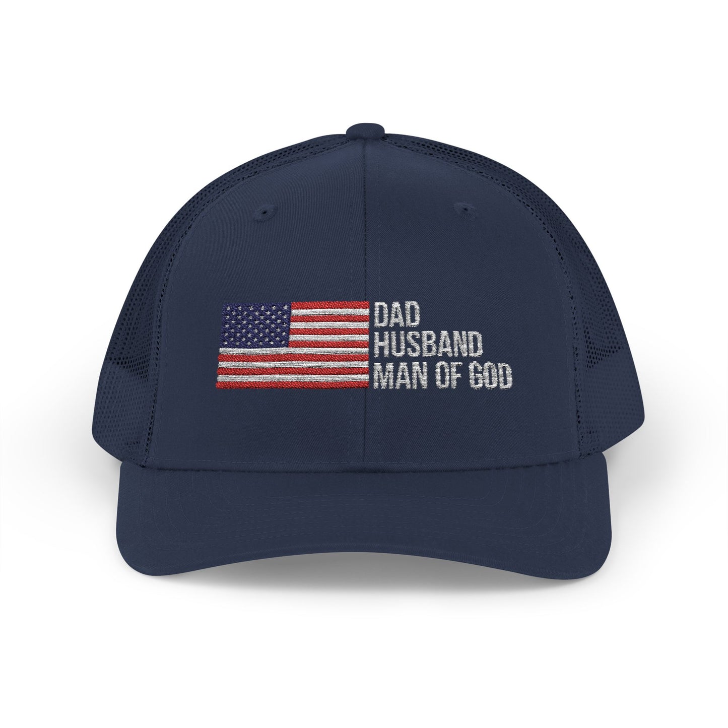 Dad, Husband Man of God Snapback Patriotic Hats