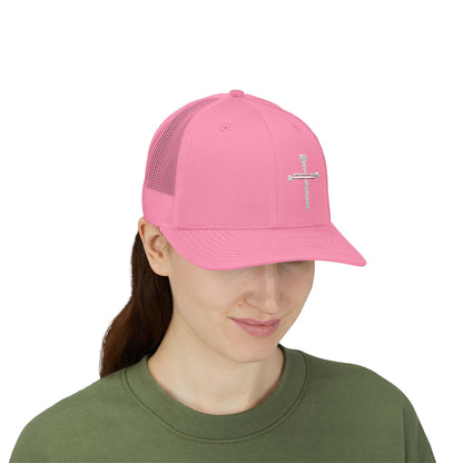 Rhinestone Cross Trucker Cap
