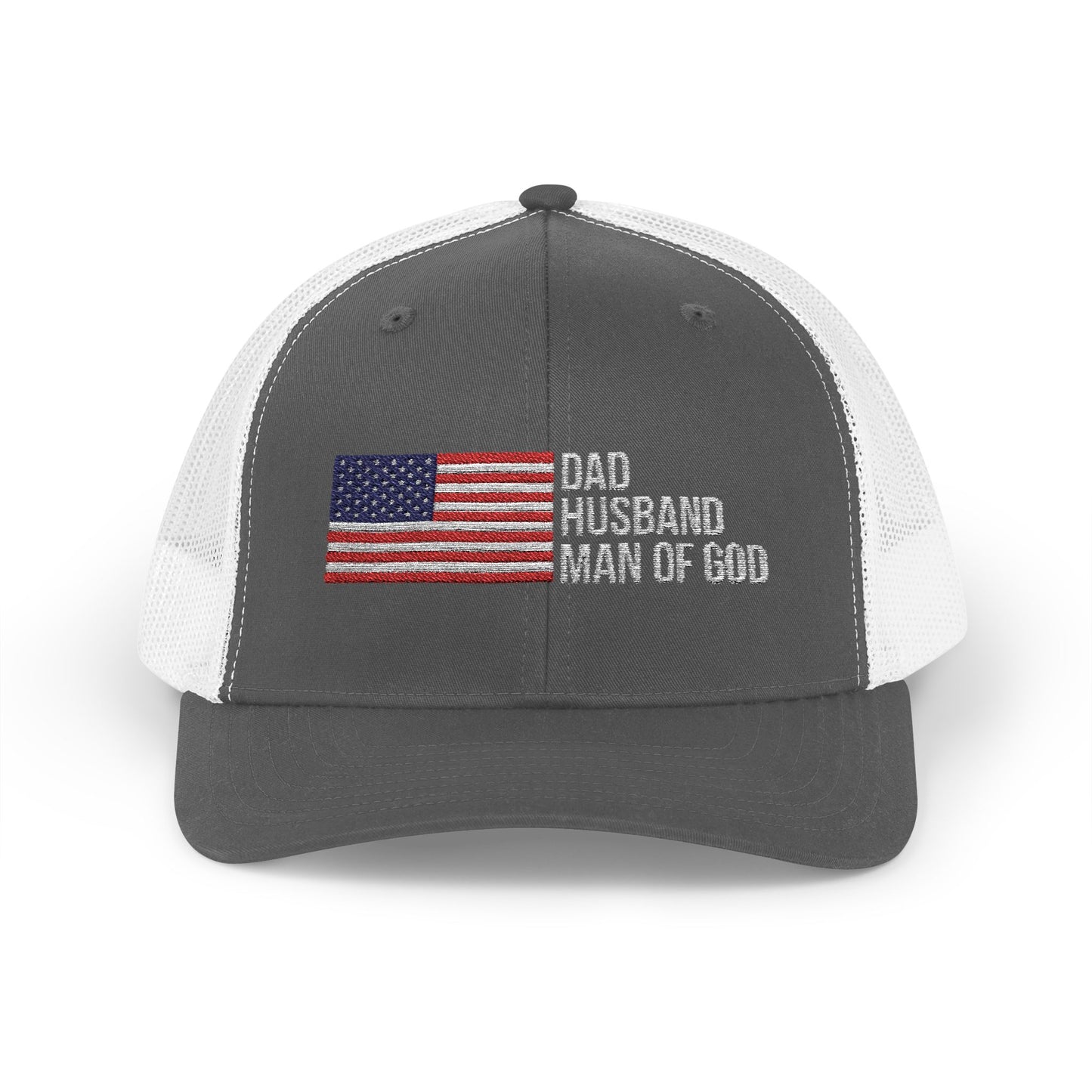 Dad, Husband Man of God Snapback Patriotic Hats