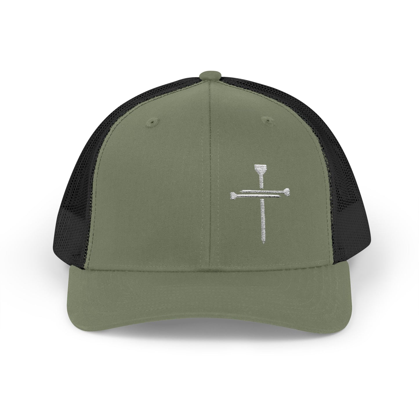 Rhinestone Cross Trucker Cap