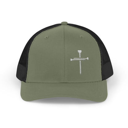 Rhinestone Cross Trucker Cap