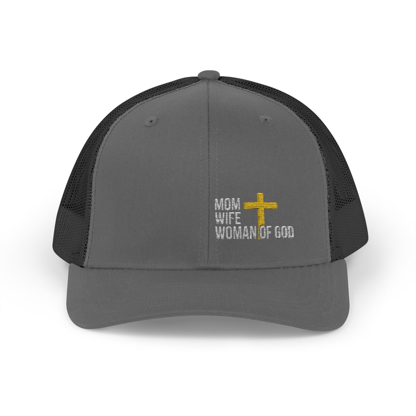 Mom, Wife, Woman of God Snapback Trucker Hats