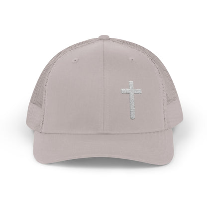 Rhinestone Cross Trucker Cap