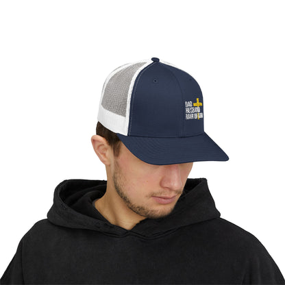 Dad, Husband, Man of God Snapback Trucker Hats