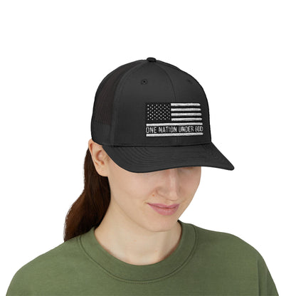 Rhinestone Cross Trucker Cap