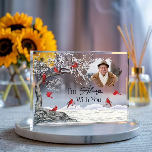 Photo Upload Memorial Acrylic Block
