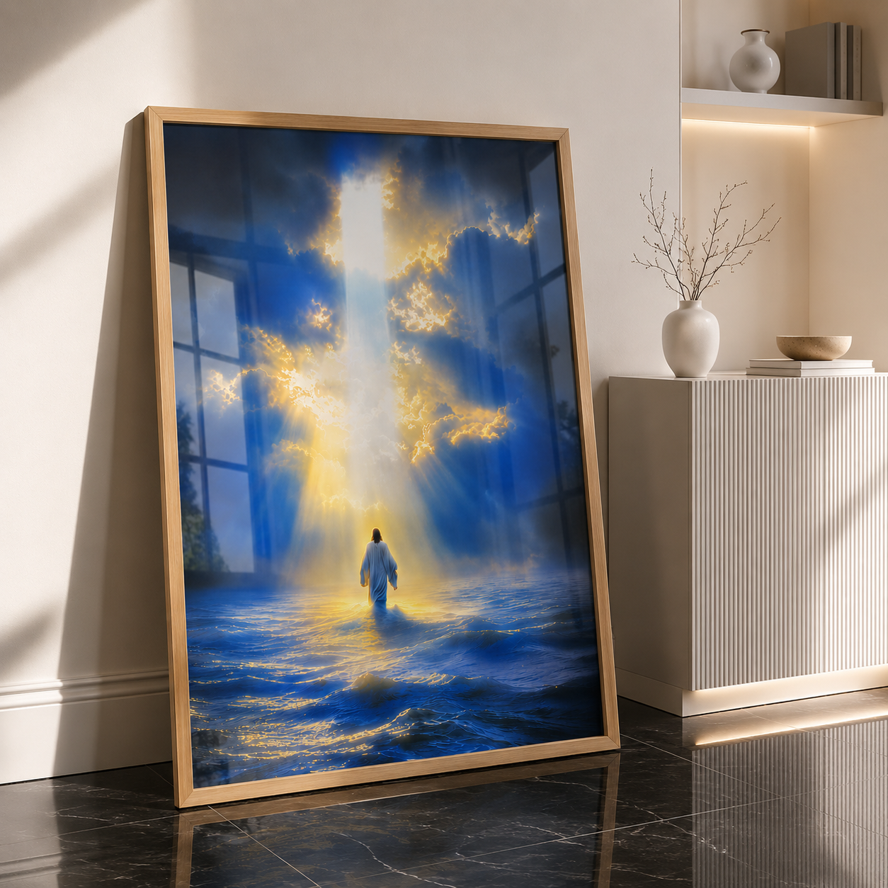 Blue Ocean Walking Personalized Poster