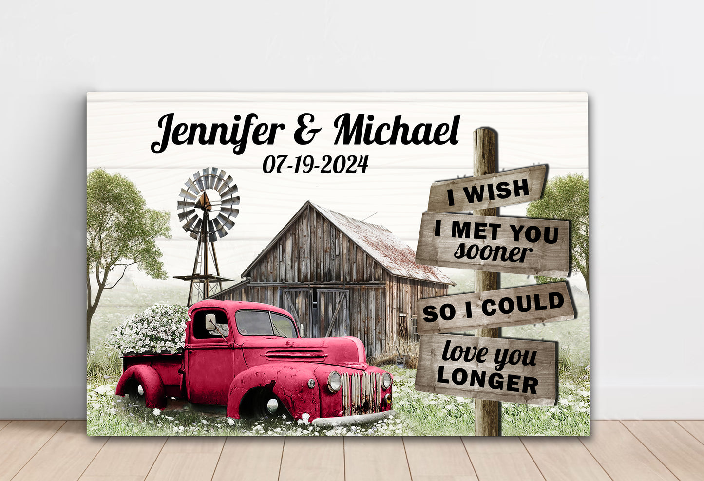 I Wish I Met You Sooner Canvas VIP