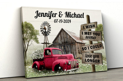I Wish I Met You Sooner Canvas VIP