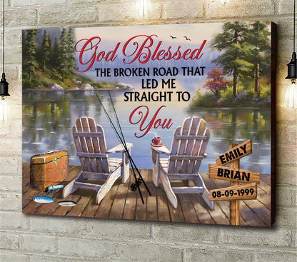Camping Bliss- All Of Me Loves All Of You  Personalized Canvas VIP
