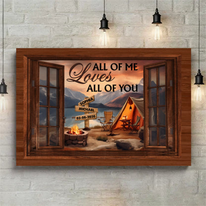 My Favorite Place In All The World Is Next To You Personalized Canvas VIP