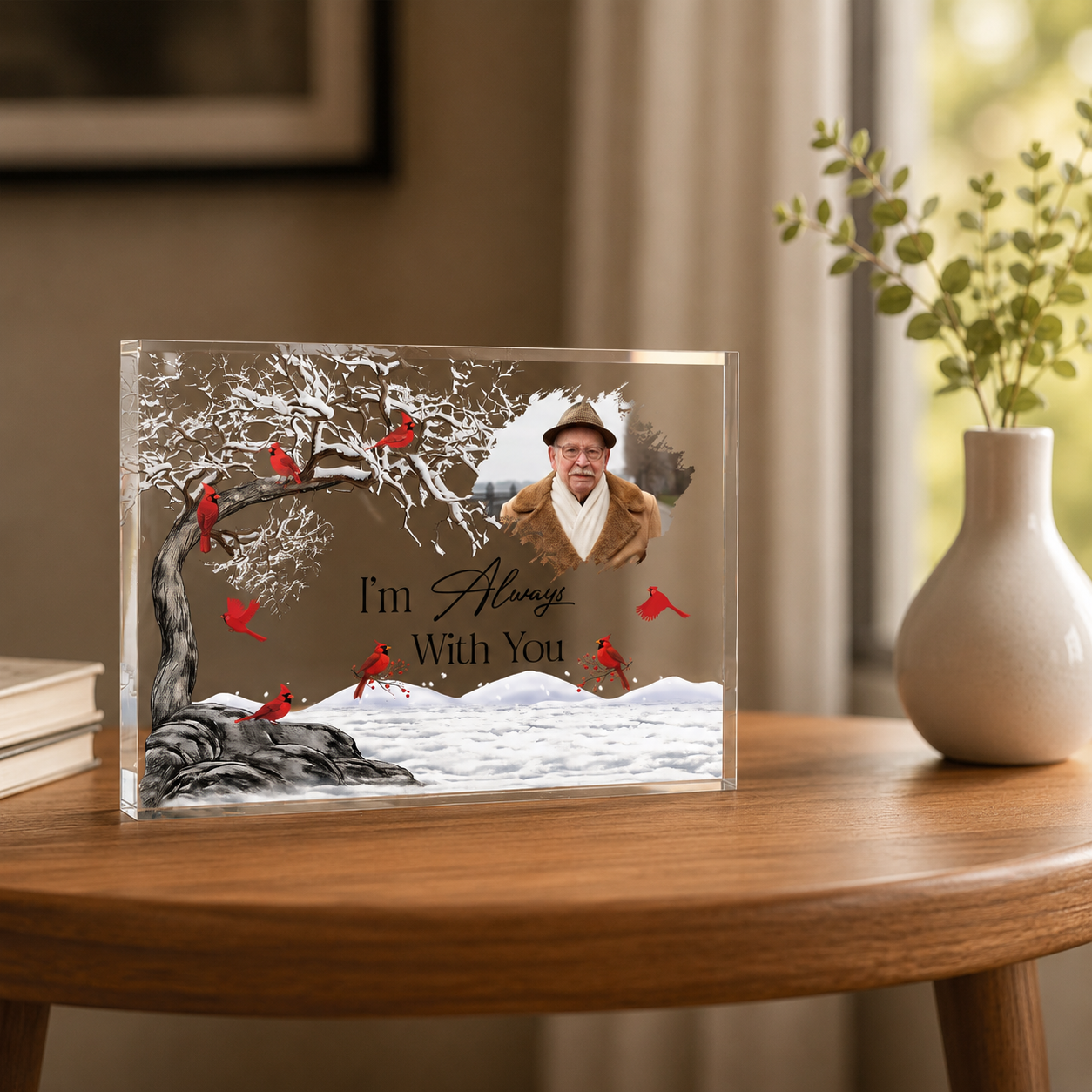 Photo Upload Memorial Acrylic Block