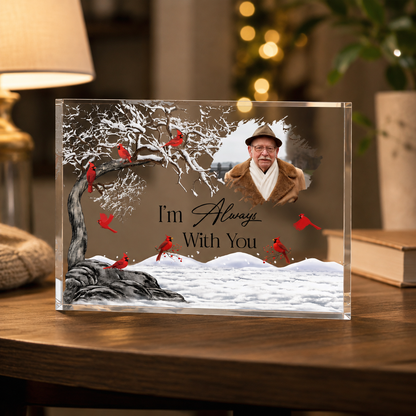 Photo Upload Memorial Acrylic Block