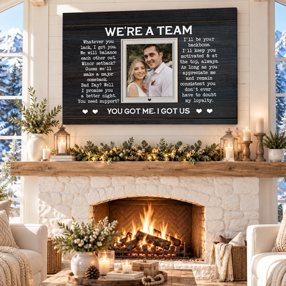Personalized Canvas Prints, Custom Photos, Loving Gift For Couple, Couple Gift, Anniversary Gift, When I Say I Love You More Canvas