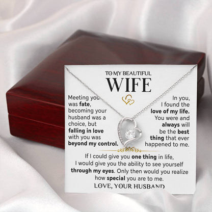 Husband to Wife "Meeting You Was Fate" Necklace