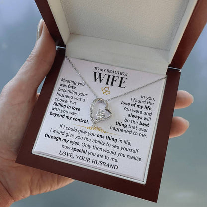 Husband to Wife "Meeting You Was Fate" Necklace