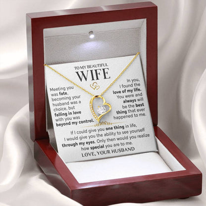 Husband to Wife "Meeting You Was Fate" Necklace