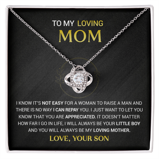 Gift for Mom - You are appreciated - Necklace