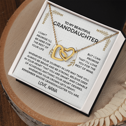 Gift From Grandma To Granddaughter - Unbreakable Bond - Love Knot Necklace