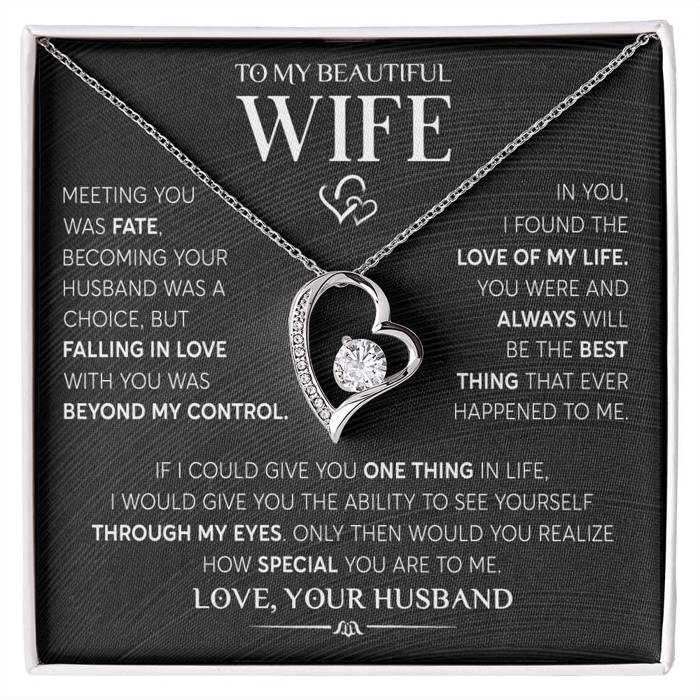 Gift for Wife "Meeting You Was Fate" Necklace