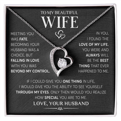 Gift for Wife "Meeting You Was Fate" Necklace