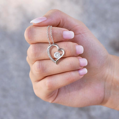 To My Future Wife - I'm Prepared to Be Your Last - Black Forever Love Necklace Gift Set