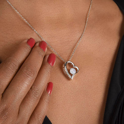 To My Future Wife - I'm Prepared to Be Your Last - Black Forever Love Necklace Gift Set