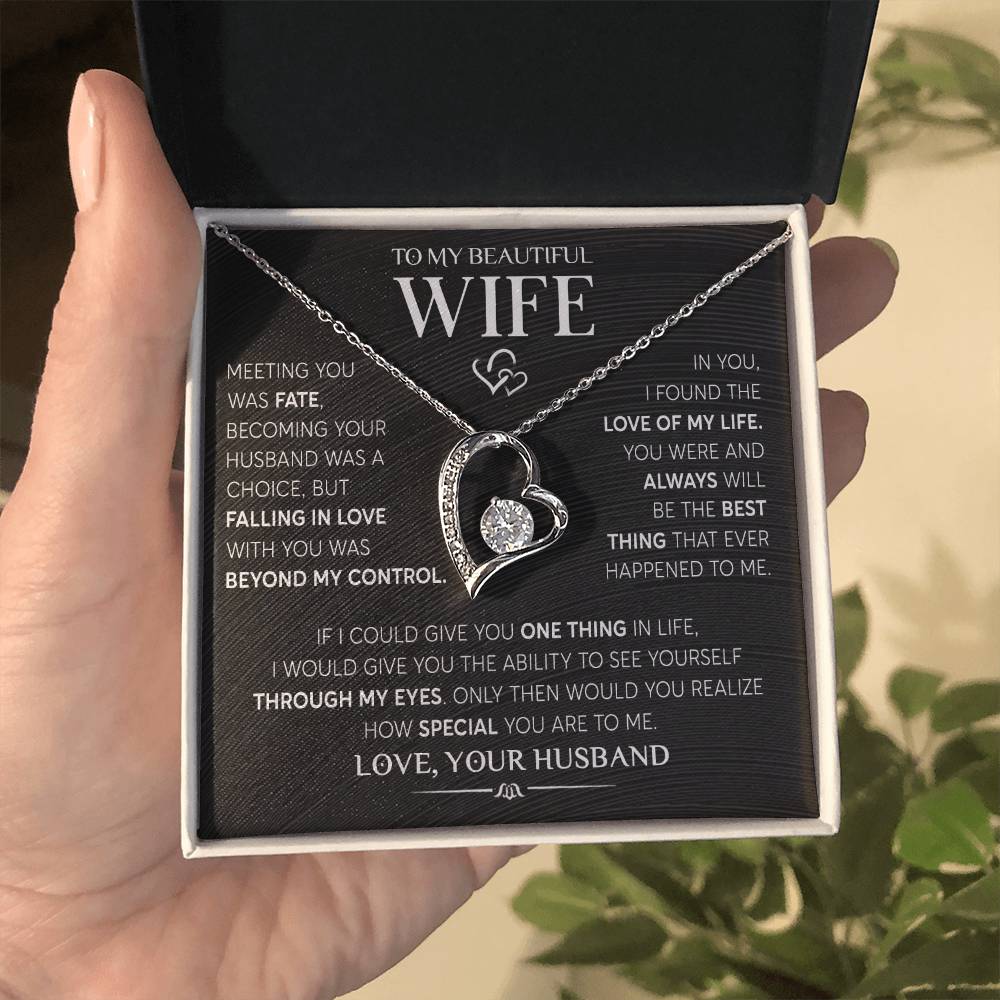 Gift for Wife "Meeting You Was Fate" Necklace