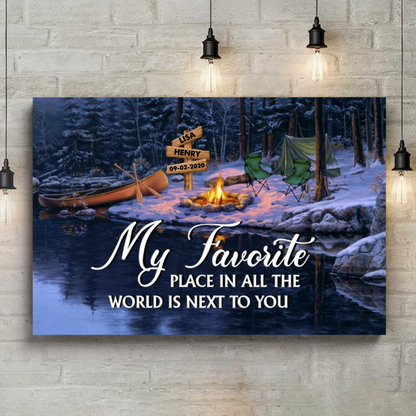 Broken Road – Personalized Camping Canvas