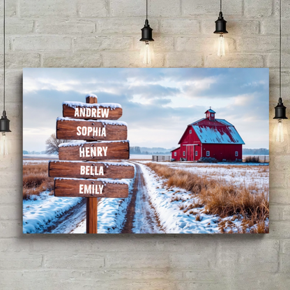 Snow Family Canvas VIP